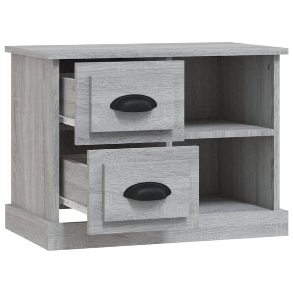vidaXL Nočný stolík sivý sonoma 60x35,5x45 cm – Obrázok 6