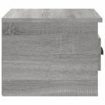 vidaXL Nástenný nočný stolík sivý dub sonoma 41,5x36x28cm – Obrázok 7