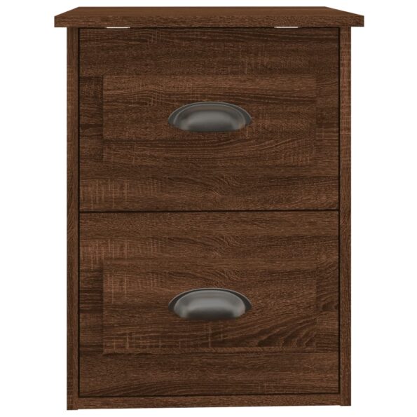 vidaXL Nástenné nočné stolíky 2 ks hnedý dub 41,5x36x53cm – Obrázok 9