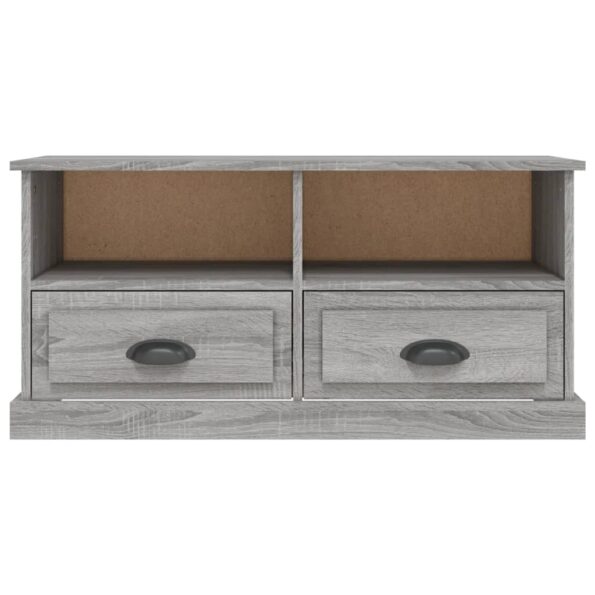 vidaXL TV skrinka sivý dub sonoma 93x35,5x45 cm kompozitné drevo – Obrázok 6