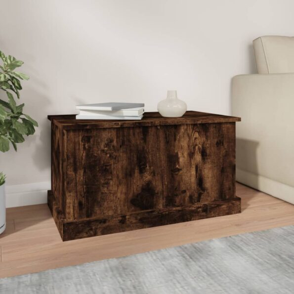 vidaXL Úložný box dymový dub 70x40x38 cm spracované drevo – Obrázok 3