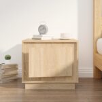 vidaXL Konferenčný stolík dub sonoma 51x50x44 cm spracované drevo