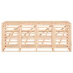 vidaXL Úložný box na štyri odpadkové koše masívna borovica – Obrázok 6