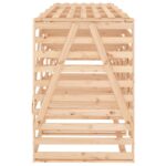 vidaXL Úložný box na štyri odpadkové koše masívna borovica – Obrázok 7