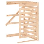 vidaXL Úložný box na štyri odpadkové koše masívna borovica – Obrázok 9