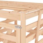 vidaXL Úložný box na štyri odpadkové koše masívna borovica – Obrázok 11