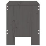 vidaXL Záhradné stoličky 2 ks sivé 40x36x45 cm borovicový masív – Obrázok 5