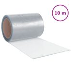 vidaXL Záves do dverí priehľadný 300 mm x 2,6 mm 10 m PVC – Obrázok 2