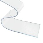 vidaXL Záves do dverí priehľadný 300 mm x 2,6 mm 10 m PVC – Obrázok 6