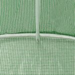 vidaXL Fóliovník s oceľovým rámom zelený 10 m² 5x2x2,3 m – Obrázok 9