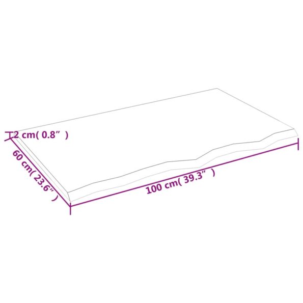 VXL8720845814106_g_en_hd_4.jpg vidaXL Nástenná polica bledohnedá 100x60x2 cm ošetrený dubový masív – Obrázok 5