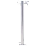 vidaXL Záhradný vodný stĺpik 40 cm nehrdzavejúca oceľ okrúhly – Obrázok 3