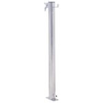vidaXL Záhradný vodný stĺpik 40 cm nehrdzavejúca oceľ okrúhly – Obrázok 4