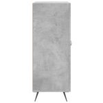 vidaXL Komoda betónovo sivá 69,5x34x90 cm kompozitné drevo – Obrázok 7