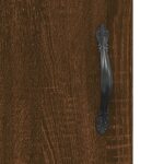 vidaXL Komoda hnedý dub 34,5x34x90 cm spracované drevo – Obrázok 10