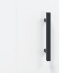 vidaXL Komoda lesklá biela 34,5x34x90 cm spracované drevo – Obrázok 10