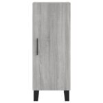vidaXL Komoda sivý dub sonoma 34,5x34x90 cm spracované drevo – Obrázok 6