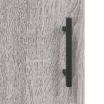 vidaXL Komoda sivý dub sonoma 34,5x34x90 cm spracované drevo – Obrázok 10