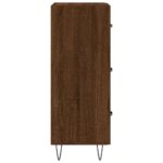 vidaXL Komoda hnedý dub 34,5x34x90 cm spracované drevo – Obrázok 7