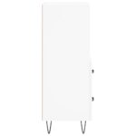 vidaXL Komoda biela 34,5x34x90 cm spracované drevo – Obrázok 7