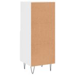 vidaXL Komoda lesklá biela 34,5x34x90 cm spracované drevo – Obrázok 8