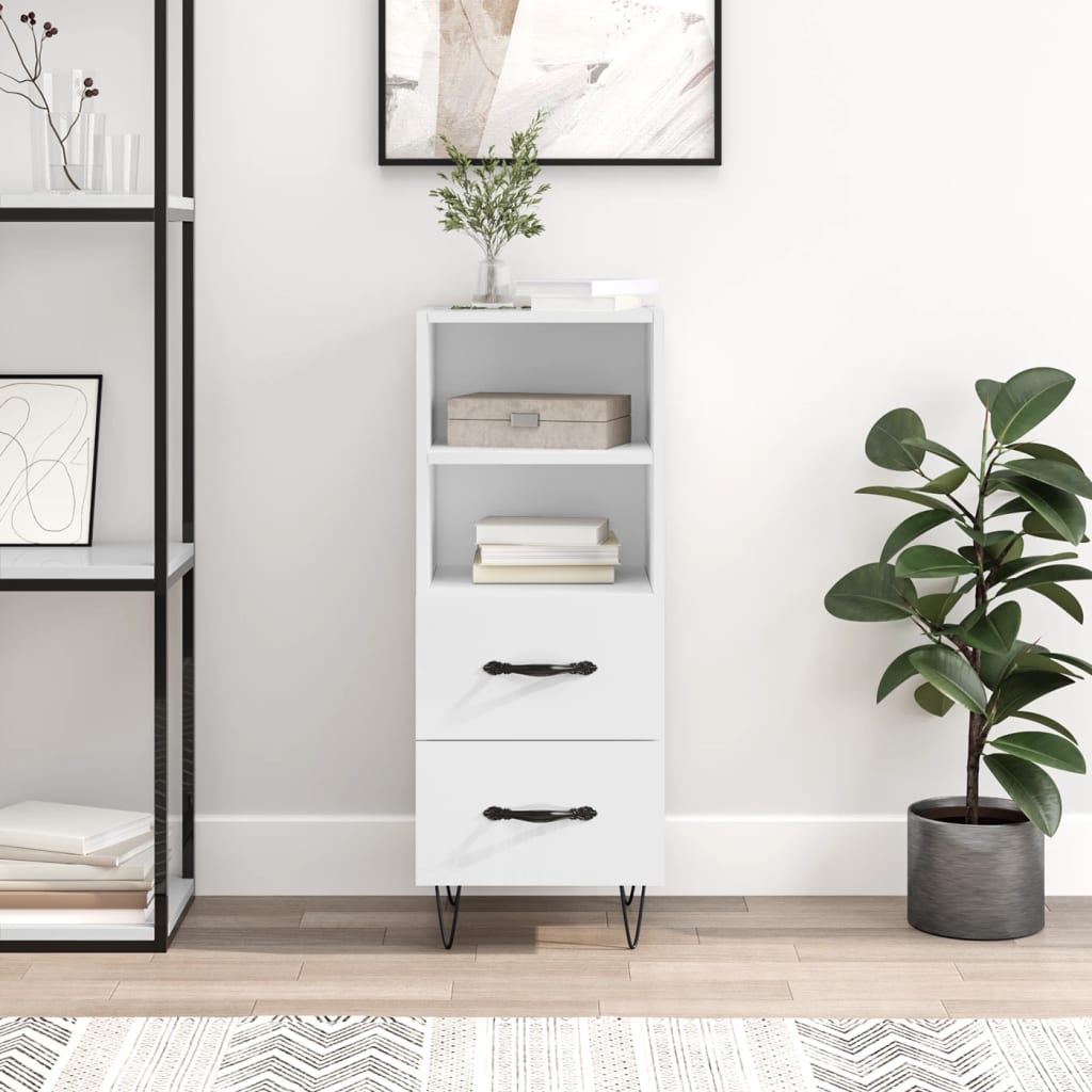 VXL8720845868338_m_en_hd_1.jpg vidaXL Komoda lesklá biela 34,5x34x90 cm spracované drevo – Obrázok 1