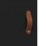 vidaXL Komoda čierna 34,5x34x90 cm spracované drevo – Obrázok 10