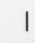 vidaXL Komoda lesklá biela 34,5x34x90 cm spracované drevo – Obrázok 10