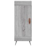 vidaXL Komoda sivý dub sonoma 34,5x34x90 cm spracované drevo – Obrázok 5
