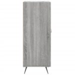 vidaXL Komoda sivý dub sonoma 34,5x34x90 cm spracované drevo – Obrázok 7