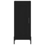 vidaXL Komoda čierna 34,5x34x90 cm spracované drevo – Obrázok 5