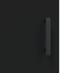 vidaXL Komoda čierna 34,5x34x90 cm spracované drevo – Obrázok 9