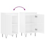 vidaXL Komody 2 ks lesklé biele 40x35x70 cm kompozitné drevo – Obrázok 10