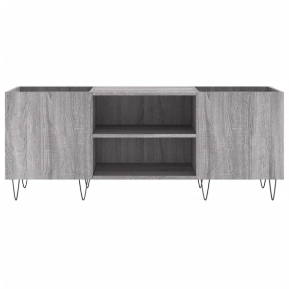 vidaXL Skrinka na platne sivá sonoma 121x38x48 cm kompozitné drevo – Obrázok 4