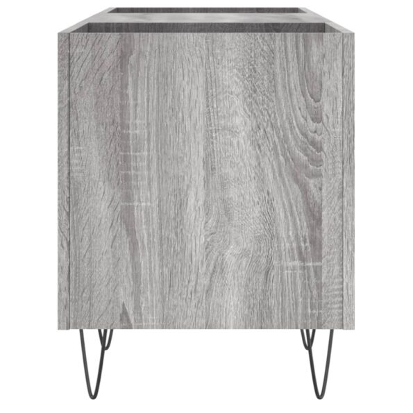 vidaXL Skrinka na platne sivá sonoma 121x38x48 cm kompozitné drevo – Obrázok 5