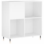 vidaXL Skrinka na platne biela 84,5x38x89 cm kompozitné drevo – Obrázok 2