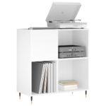 vidaXL Skrinka na platne biela 84,5x38x89 cm kompozitné drevo – Obrázok 3