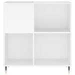 vidaXL Skrinka na platne biela 84,5x38x89 cm kompozitné drevo – Obrázok 4