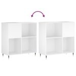 vidaXL Skrinka na platne biela 84,5x38x89 cm kompozitné drevo – Obrázok 7