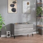 vidaXL Skrinka na platne sivá sonoma 74,5x38x48 cm kompozitné drevo