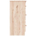 vidaXL Zásuvková skrinka ALTA 112x35x73 cm borovicový masív – Obrázok 5