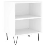 vidaXL Nočné skrinky 2 ks biele 40x30x50 cm kompozitné drevo – Obrázok 4