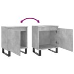 vidaXL Nočné skrinky 2 ks betónovo sivé 40x30x50 cm kompozitné drevo – Obrázok 9
