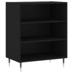 vidaXL Komoda čierna 57x35x70 cm kompozitné drevo – Obrázok 2