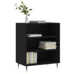 vidaXL Komoda čierna 57x35x70 cm kompozitné drevo – Obrázok 3