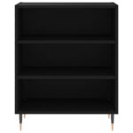 vidaXL Komoda čierna 57x35x70 cm kompozitné drevo – Obrázok 4