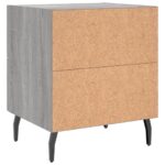 vidaXL Nočné stolíky 2 ks sivé sonoma 40x35x47,5 cm kompozitné drevo – Obrázok 9