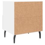 vidaXL Nočné stolíky 2 ks biele 40x35x47,5 cm kompozitné drevo – Obrázok 9