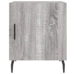 vidaXL Nočné stolíky 2 ks sivý dub sonoma 40x40x50 cm kompozitné drevo – Obrázok 7