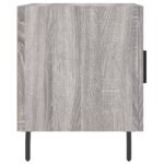 vidaXL Nočné stolíky 2 ks sivý dub sonoma 40x40x50 cm kompozitné drevo – Obrázok 8